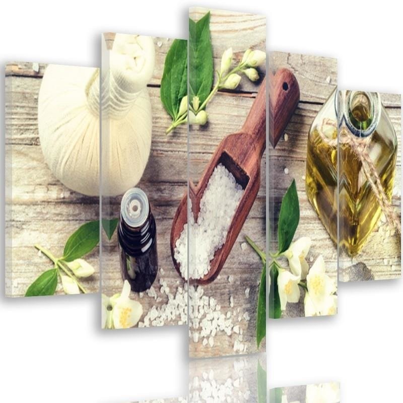 Leinwandbild modern - Kräuter Gewürze | Feeby