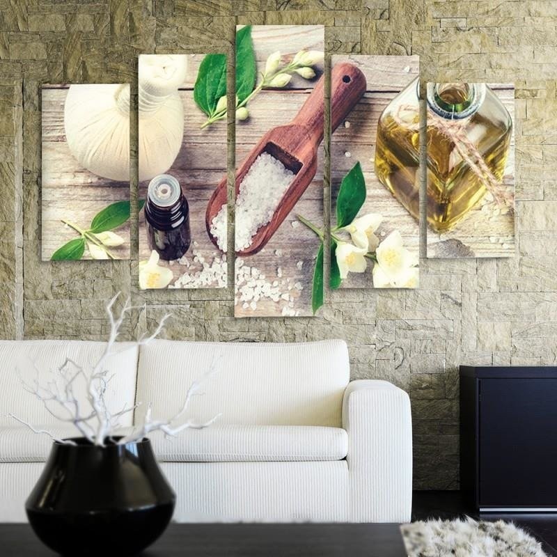 Leinwandbild modern - Kräuter Gewürze | Feeby