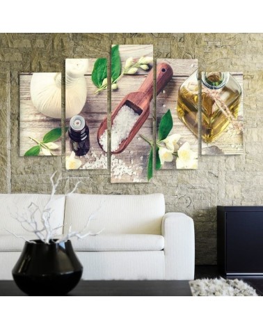 Leinwandbild modern - Kräuter Gewürze | Feeby