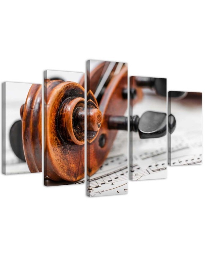 Bild auf Leinwand - Noten für Violine | Feeby
