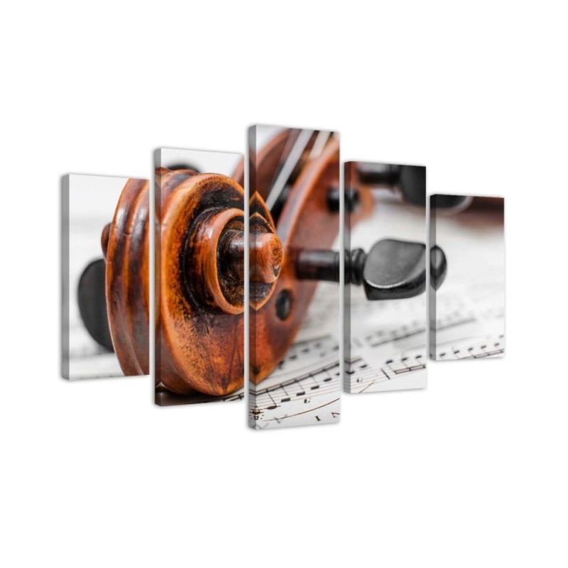Bild auf Leinwand - Noten für Violine | Feeby