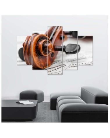 Bild auf Leinwand - Noten für Violine | Feeby