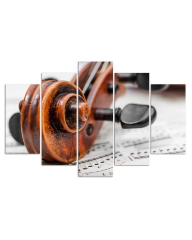 Bild auf Leinwand - Noten für Violine | Feeby