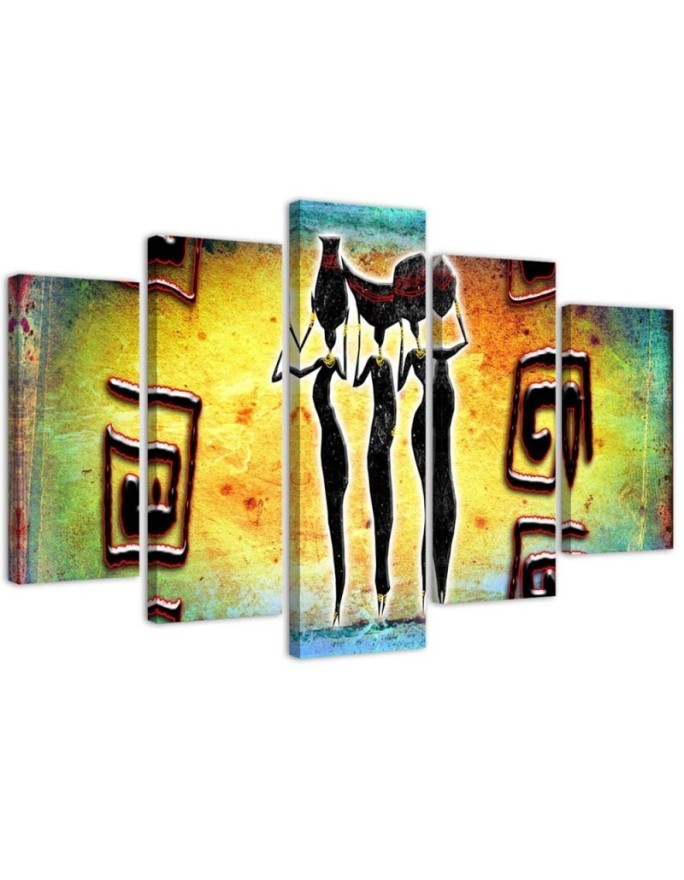 Bild auf Leinwand - Afrika Frauen tanzen | Feeby