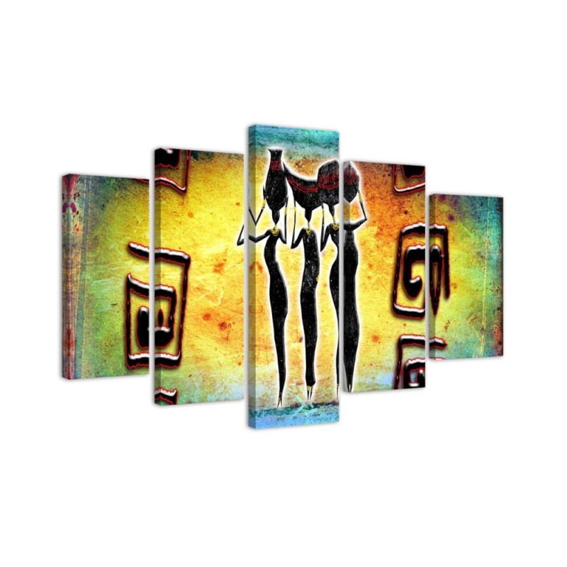 Bild auf Leinwand - Afrika Frauen tanzen | Feeby