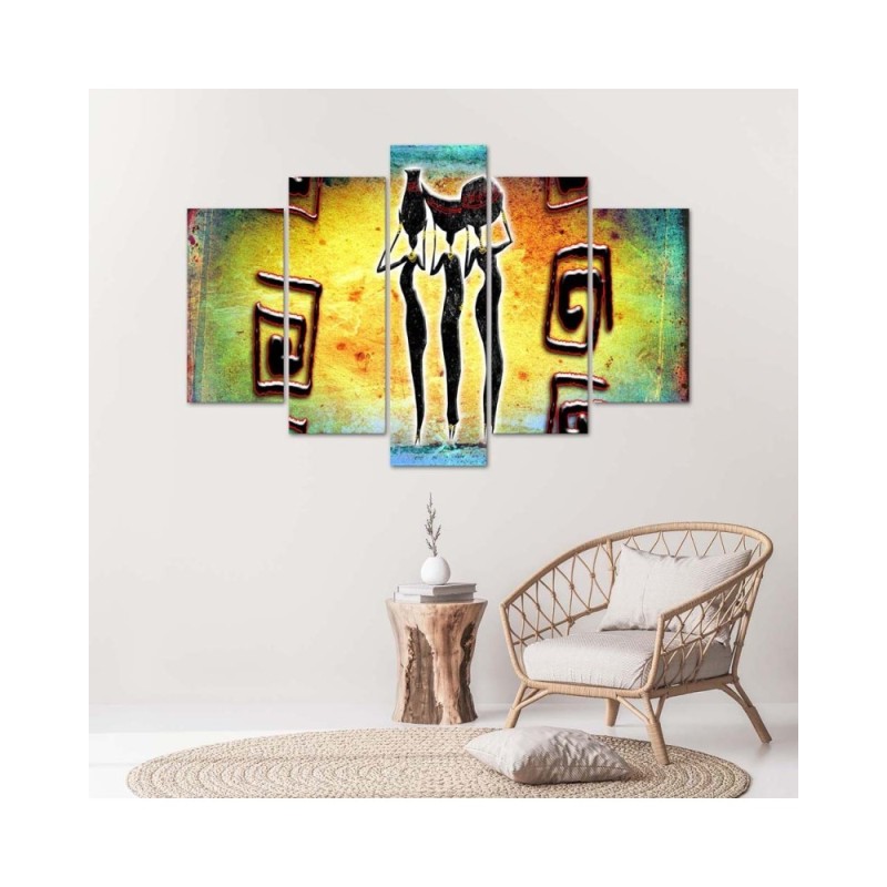 Bild auf Leinwand - Afrika Frauen tanzen | Feeby