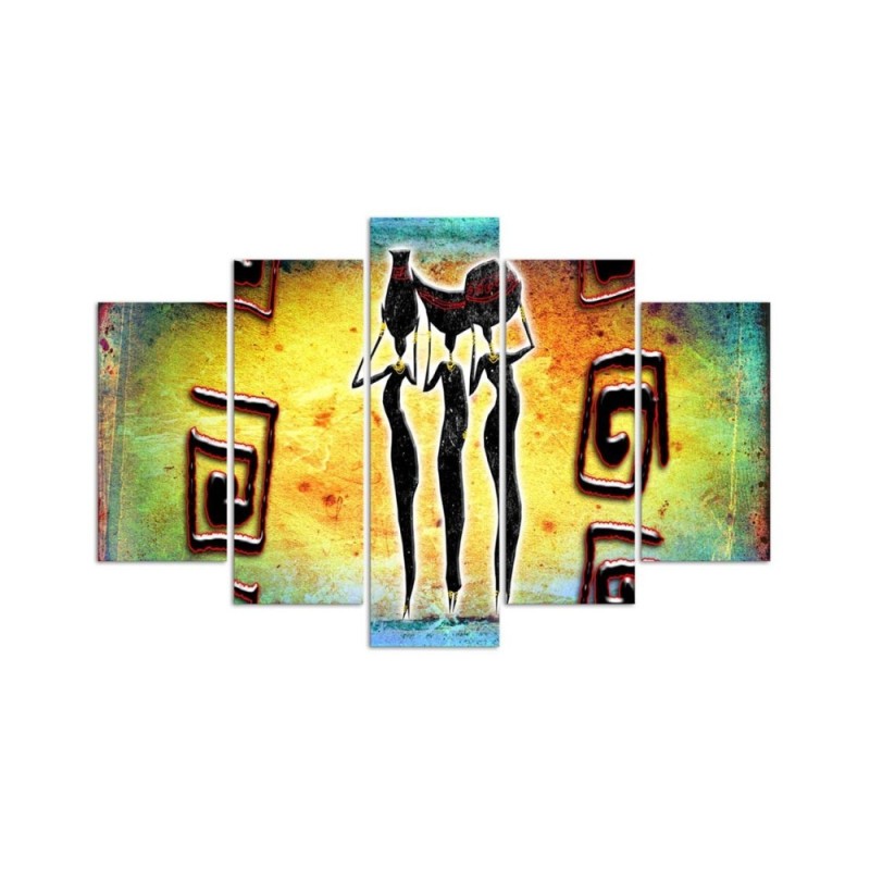 Bild auf Leinwand - Afrika Frauen tanzen | Feeby