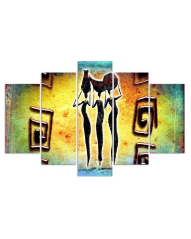 Bild auf Leinwand - Afrika Frauen tanzen | Feeby