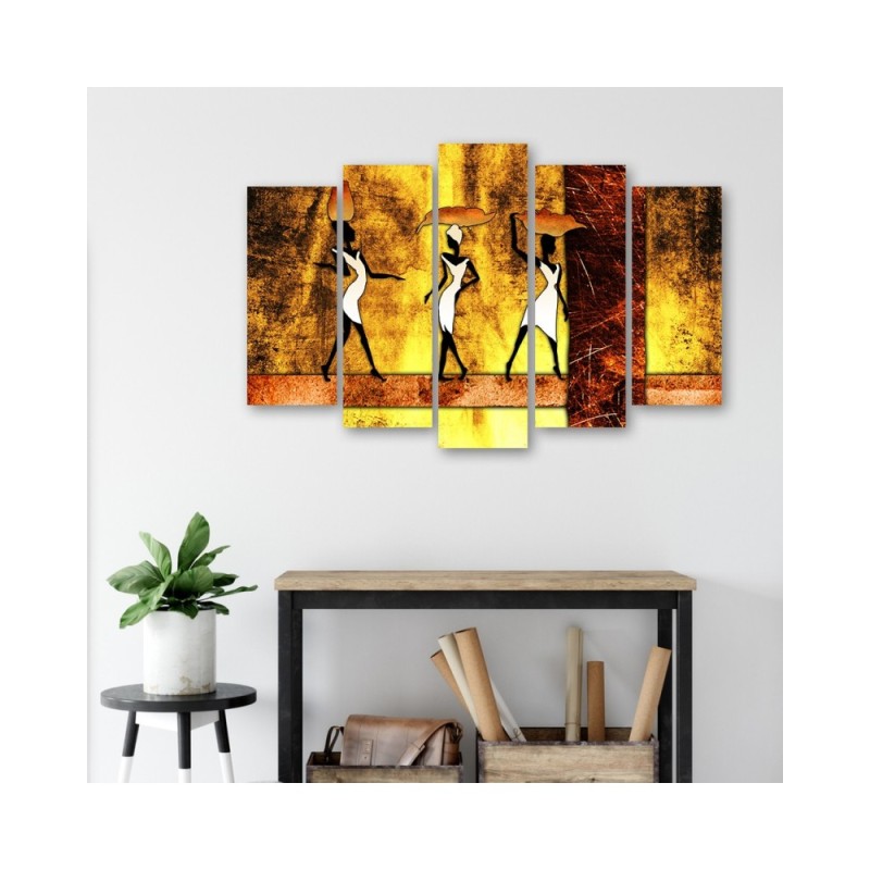 Leinwanddruck - Frauen Afrika Abstraktion | Feeby