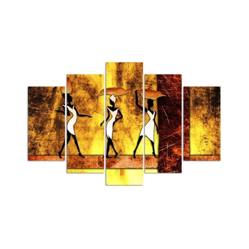 Leinwanddruck - Frauen Afrika Abstraktion | Feeby