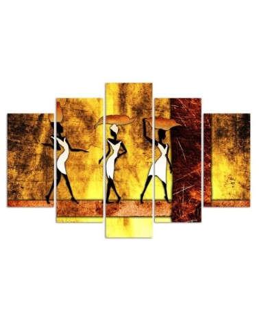 Leinwanddruck - Frauen Afrika Abstraktion | Feeby