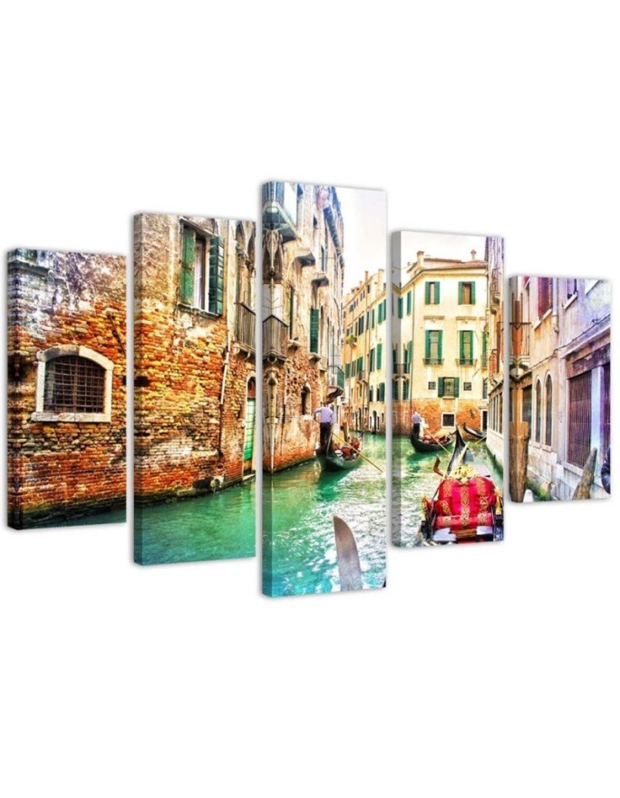 Leinwandbild modern - Venedig Stadt Italien | Feeby