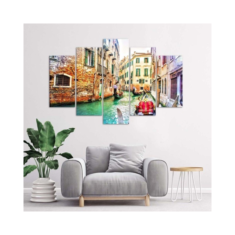 Leinwandbild modern - Venedig Stadt Italien | Feeby
