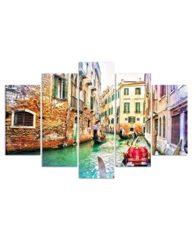 Leinwandbild modern - Venedig Stadt Italien | Feeby