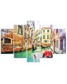 Canvas painting for living room Venice gondolas | FEEBY