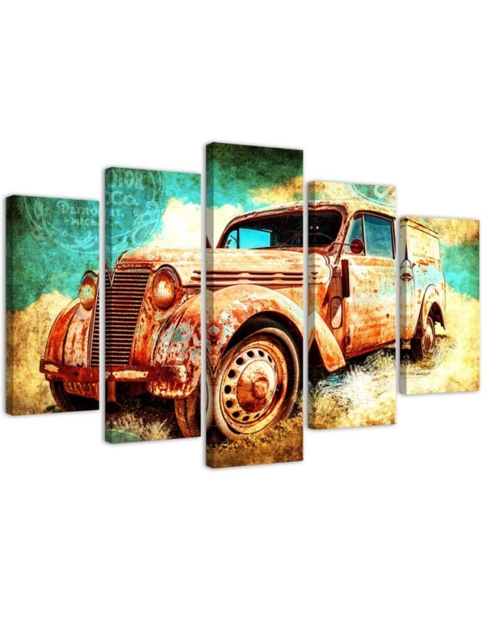 Leinwandbild - Auto Retro Vintage | Feeby
