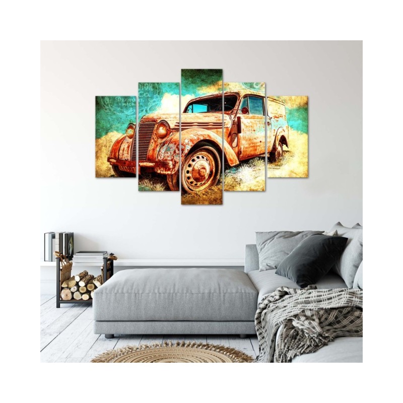 Leinwandbild - Auto Retro Vintage | Feeby
