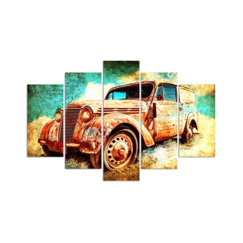 Leinwandbild - Auto Retro Vintage | Feeby