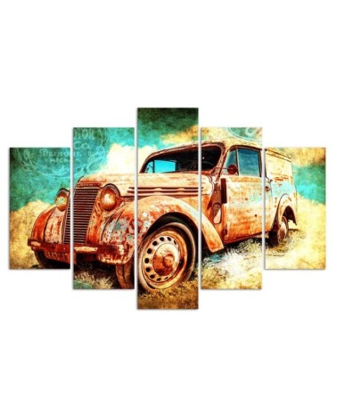 Leinwandbild - Auto Retro Vintage | Feeby