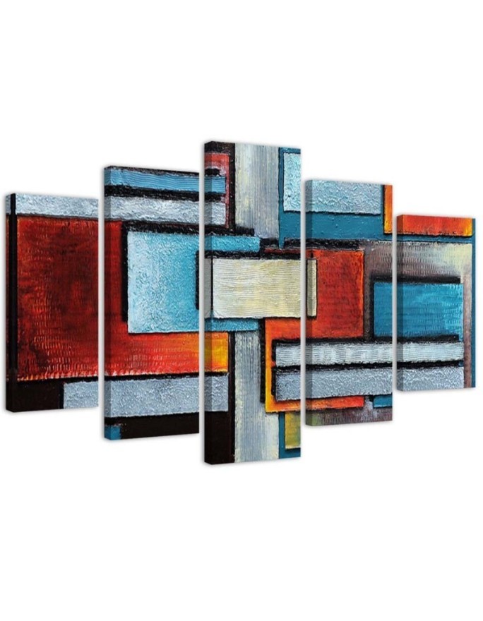 Leinwandbild modern - Abstraktion Farbe | Feeby