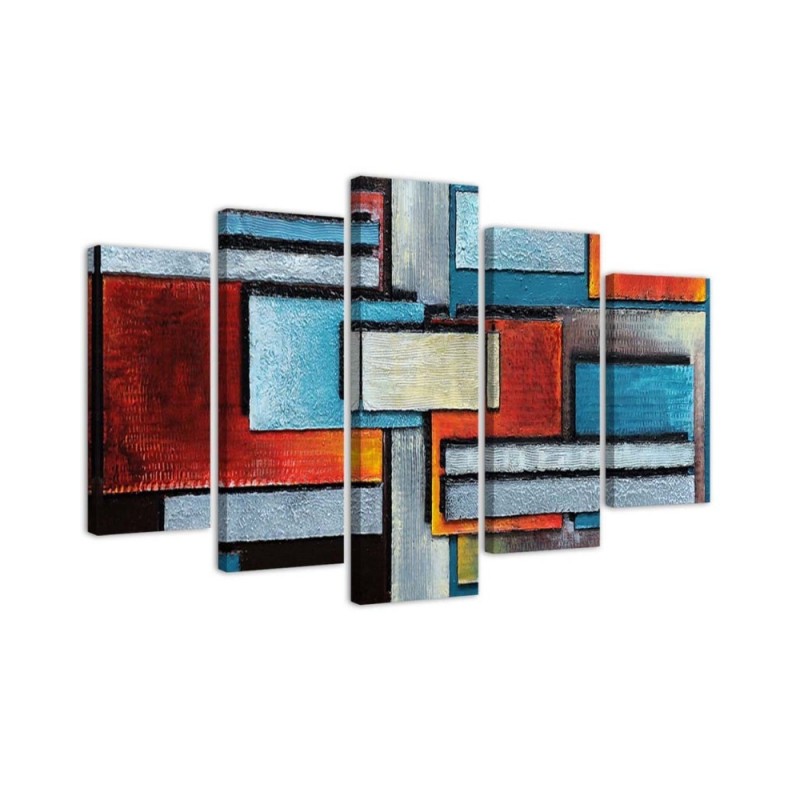 Leinwandbild modern - Abstraktion Farbe | Feeby