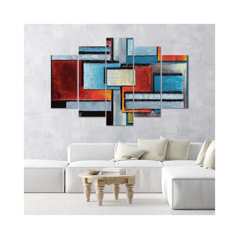 Leinwandbild modern - Abstraktion Farbe | Feeby