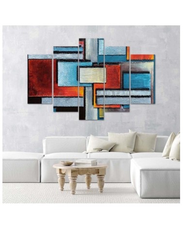 Leinwandbild modern - Abstraktion Farbe | Feeby