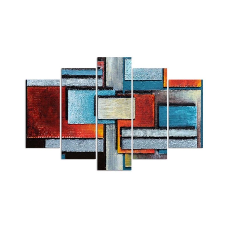 Leinwandbild modern - Abstraktion Farbe | Feeby