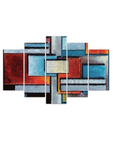 Leinwandbild modern - Abstraktion Farbe | Feeby