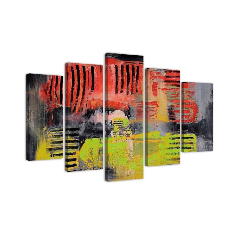 Bild auf Leinwand - Abstraktion Acryl | Feeby