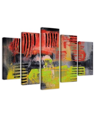 Bild auf Leinwand - Abstraktion Acryl | Feeby