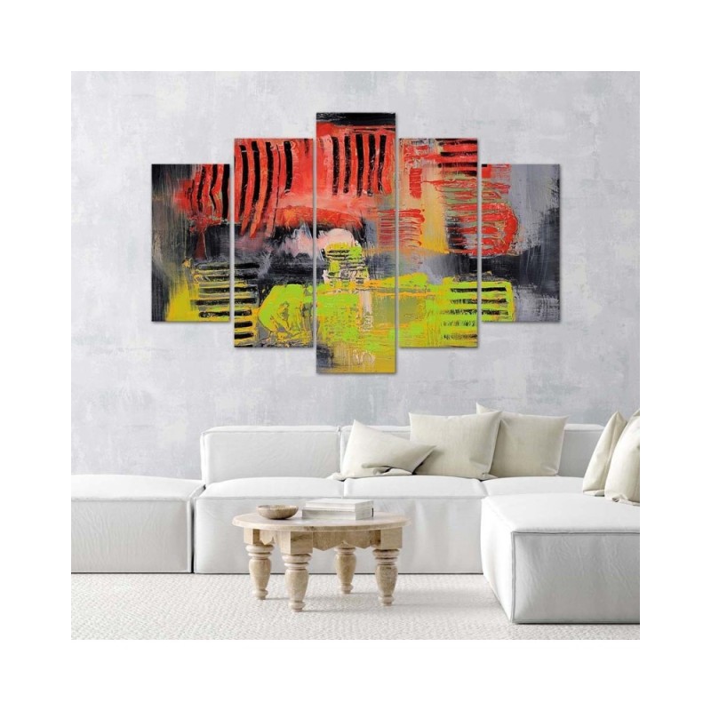 Bild auf Leinwand - Abstraktion Acryl | Feeby