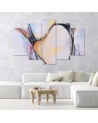 Canvas print on canvas Pastel abstract for bedroom, living room | FEEBY