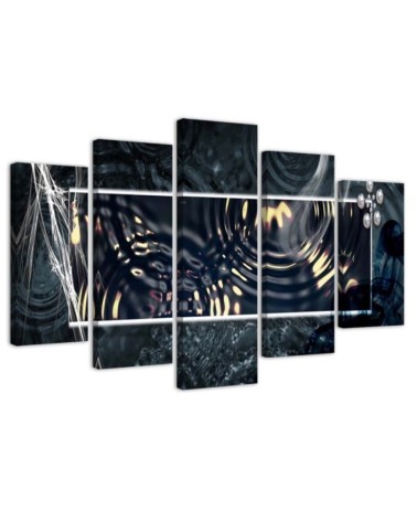 Wall painting Abstract water drops for office | FEEBY