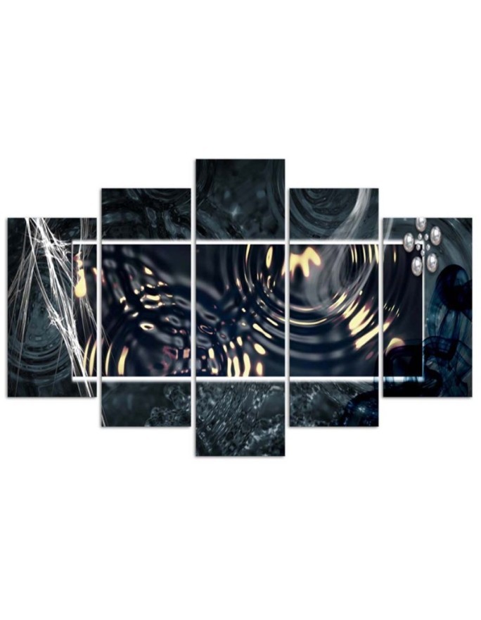 Wall painting Abstract water drops for office | FEEBY