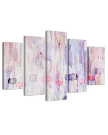 Pastel abstract canvas painting for bedroom, living room | FEEBY