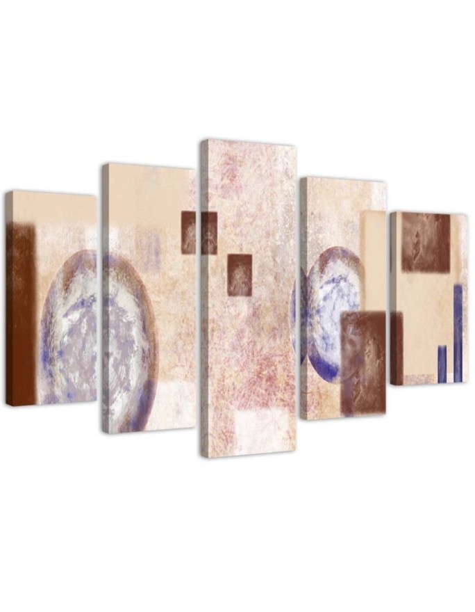 Bild auf Leinwand - Abstrakter Kreis | Feeby