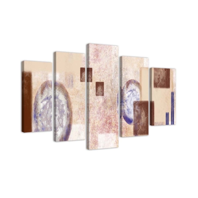 Bild auf Leinwand - Abstrakter Kreis | Feeby