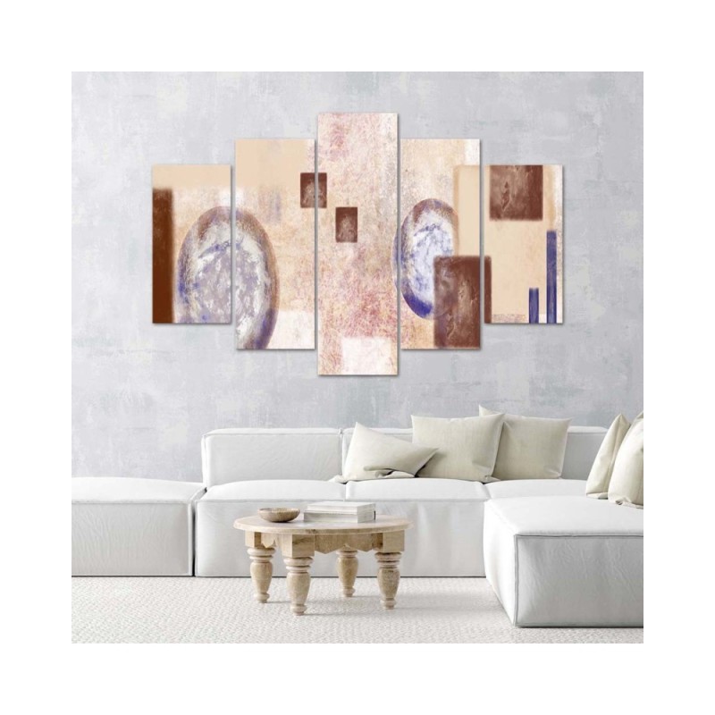 Bild auf Leinwand - Abstrakter Kreis | Feeby