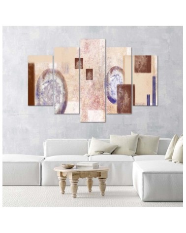 Bild auf Leinwand - Abstrakter Kreis | Feeby