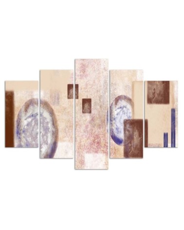 Bild auf Leinwand - Abstrakter Kreis | Feeby