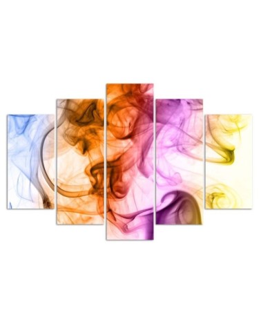 Modernes Wandbild - Rauch Abstraktion | Feeby