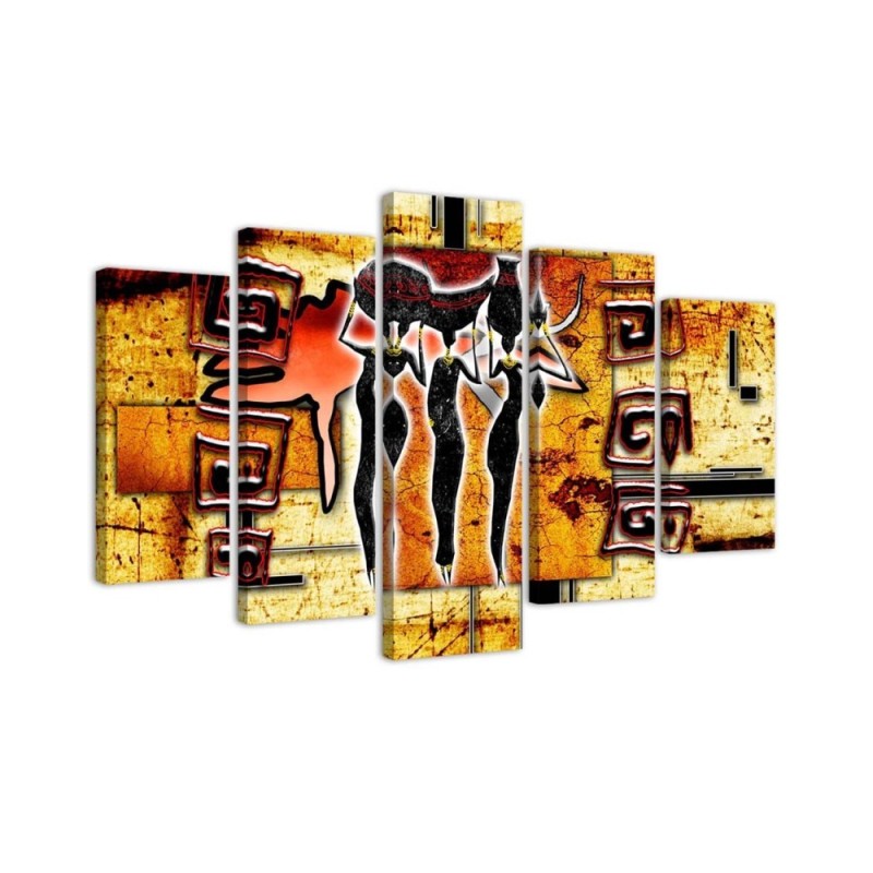 Canvas print printed on canvas African women for living room | FEEBY