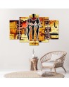 Canvas print printed on canvas African women for living room | FEEBY