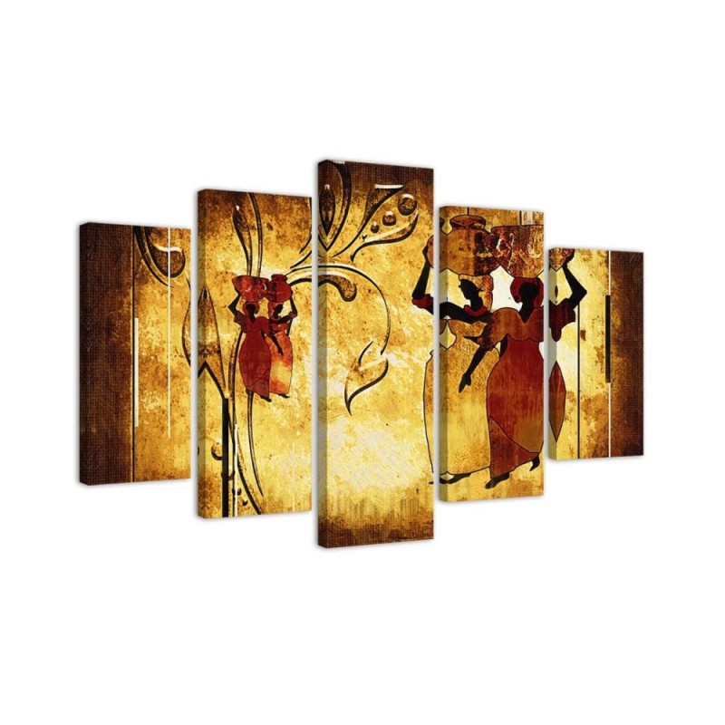 Modernes Wandbild - Afrikanische Frauen | Feeby