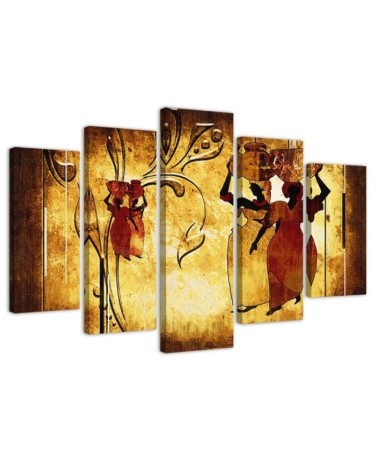 African women wall painting modern | FEEBY