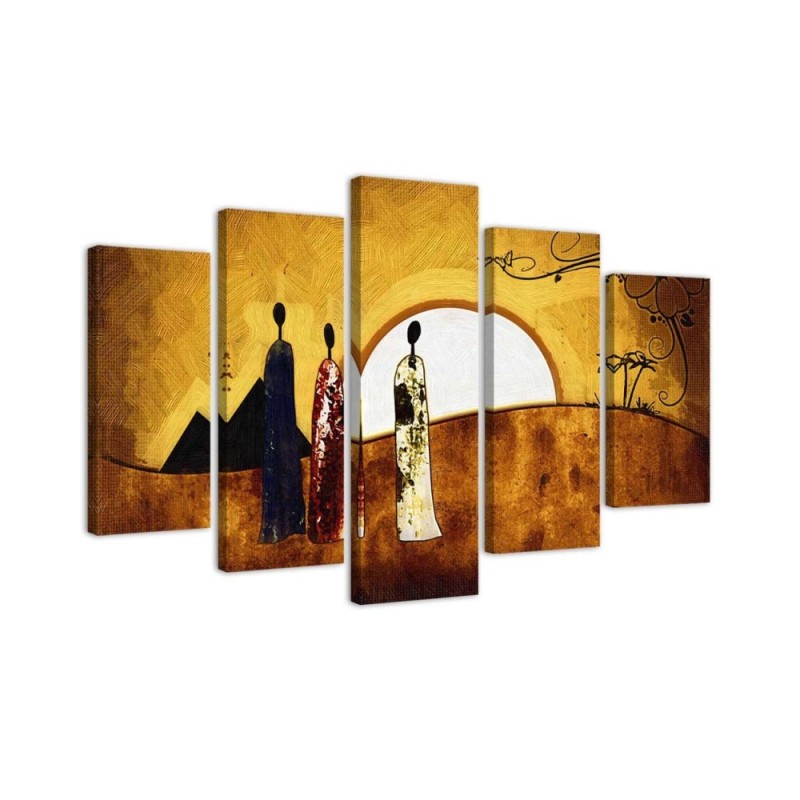 Bild auf Leinwand - Afrika Menschen Stamm | Feeby