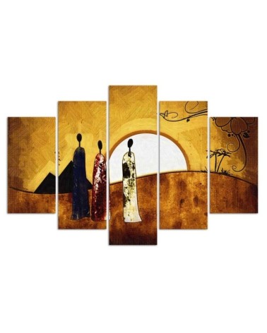 Bild auf Leinwand - Afrika Menschen Stamm | Feeby