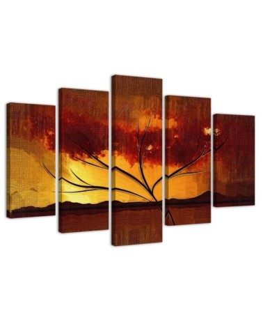 Leinwanddruck - Afrika-Baum | Feeby