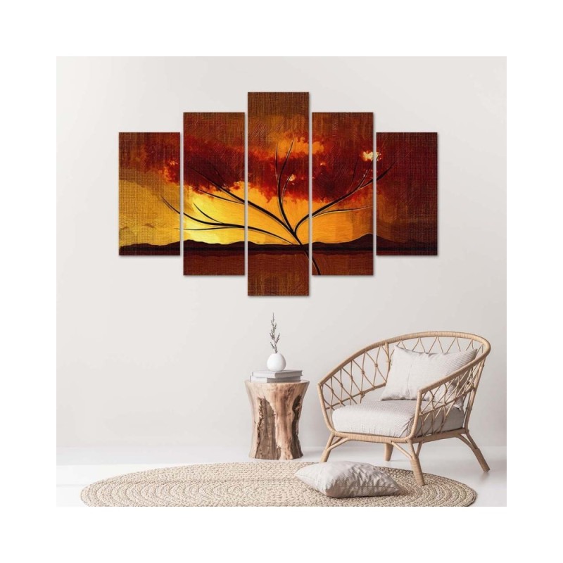 Leinwanddruck - Afrika-Baum | Feeby